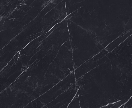 Gres de gran formato 120x280, mármol negro con vetas blancas, acabado brillante A4H687 Markina Black