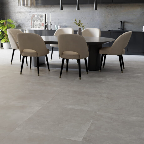 Gres de gran formato 120x280, gris hormigón mate, A4H763 Louft Ash #1