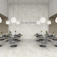 Gres esmaltado para suelo, 60 x 120 cm, gris claro mate, rectificado, A4H83 Iroc White #3