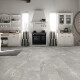 Gres esmaltado para suelo, 60 x 120 cm, gris mate, rectificado, A4H84 Iroc Greige #1