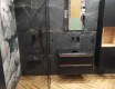Gres esmaltado para suelo, 60 x 120 cm, negro mate, rectificado, A4H85 Iroc Black