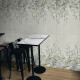 Azulejo de gres para pared de 60 x 120 cm, gris con motivos florales, acabado mate A4H918 Flower #3