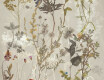 Azulejo de gres para pared de 60 x 120 cm, gris con motivos florales, acabado mate, A4H919 Glame