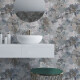Azulejo de gres para pared, 60 x 120 cm, gris con motivos florales, acabado mate, A4H921 Jam #2