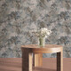 Azulejo de gres para pared, 60 x 120 cm, gris con motivos florales, acabado mate, A4H921 Jam #4