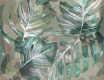 Azulejo de gres para pared de 60 x 120 cm, color beige, con motivos vegetales, acabado mate, modelo A4H922 Kamu