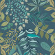 Azulejo de gres para pared de 60 x 120 cm, azul, con motivos vegetales, acabado mate, A4H924 Majorele #4