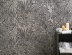Azulejo de gres para pared de 60 x 120 cm, gris, con motivos vegetales, acabado mate, A4H925, Panaria