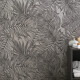 Azulejo de gres para pared de 60 x 120 cm, gris, con motivos vegetales, acabado mate, A4H925, Panaria #1
