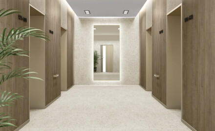 Gres esmaltado para suelo, 60 x 120, Sand mate, rectificado, A4H96, terrazo