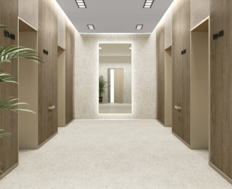 Gres esmaltado para suelo, 60 x 120, Sand mate, rectificado, A4H96, terrazo
