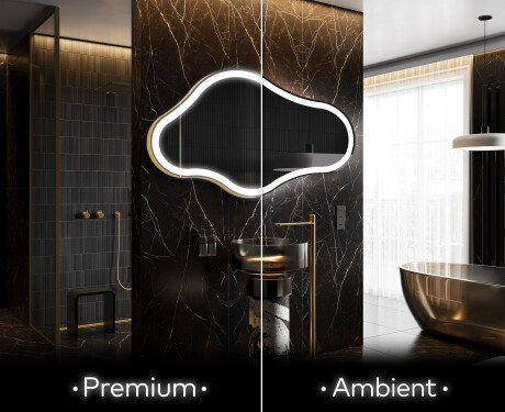 Espejo para baño con estante - Todos los fabricantes de la arquitectura y  del design