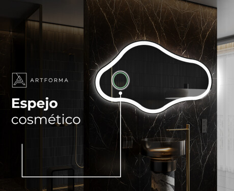 Espejo de baño LED de forma irregular C222 #4