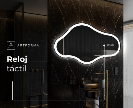 Espejo de baño LED de forma irregular C222 #7