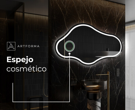 Espejo de baño LED de forma irregular C223 #4