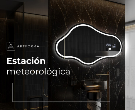 Espejo de baño LED de forma irregular C223 #6