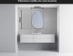 Espejo de baño LED de forma irregular D221 #4