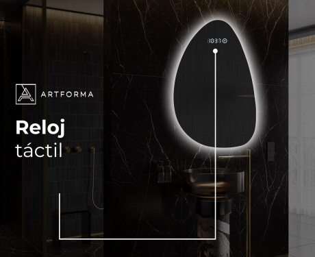 Espejo de baño LED de forma irregular D221 #7