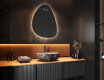 Espejo de baño LED de forma irregular D221 #9