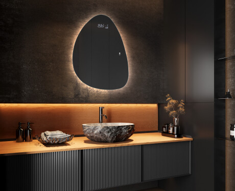 Espejo de baño LED de forma irregular D221 #9