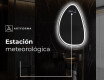 Espejo de baño LED de forma irregular B222 #8
