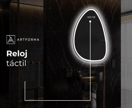 Espejo de baño LED de forma irregular B222 #7