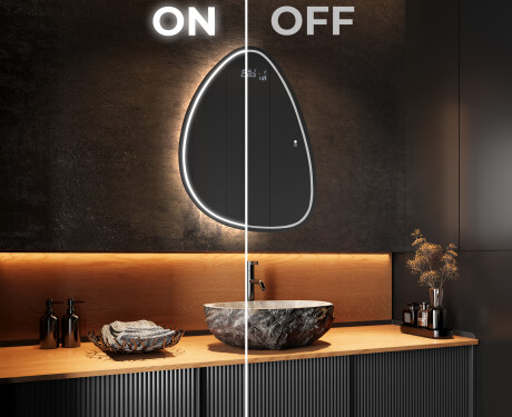 Espejo de baño LED de forma irregular B223 #3