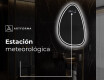 Espejo de baño LED de forma irregular B223 #8