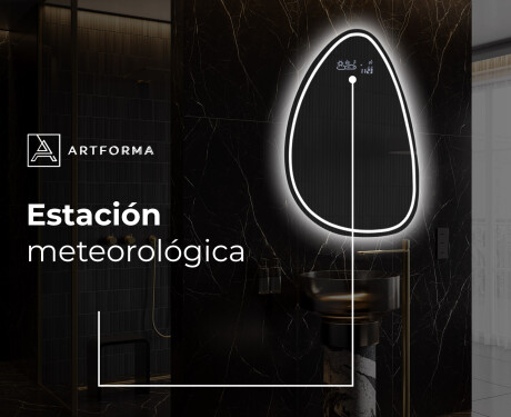 Espejo de baño LED de forma irregular B223 #8