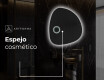 Espejo de baño LED de forma irregular EG221 #5