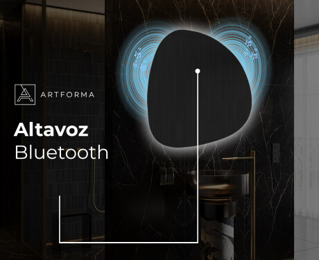 Espejo de baño LED de forma irregular EG221 #6
