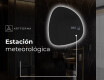 Espejo de baño LED de forma irregular EG221 #7