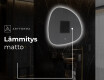 Espejo de baño LED de forma irregular EG221 #9