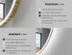 Espejo de baño LED de forma irregular EG222 #2