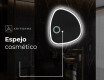 Espejo de baño LED de forma irregular EG222 #5