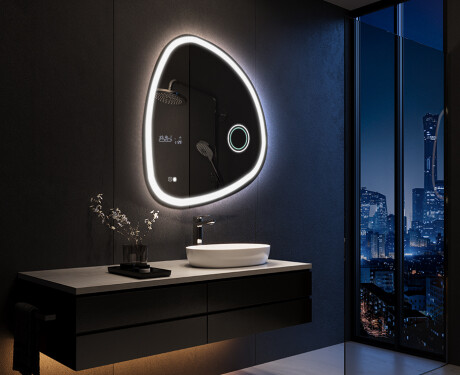 Espejo de baño LED de forma irregular EG222 #10