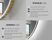 Espejo de baño LED de forma irregular EG223 #2