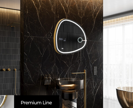 Espejo de baño LED de forma irregular EG223 #4