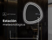 Espejo de baño LED de forma irregular EG223 #9