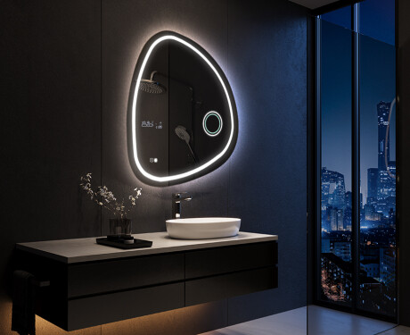 Espejo de baño LED de forma irregular EG223 #10