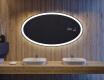 Espejo ovalado baño con luz L74 - Horizontal #3