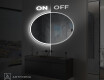 Espejo ovalado baño con luz L227 #3