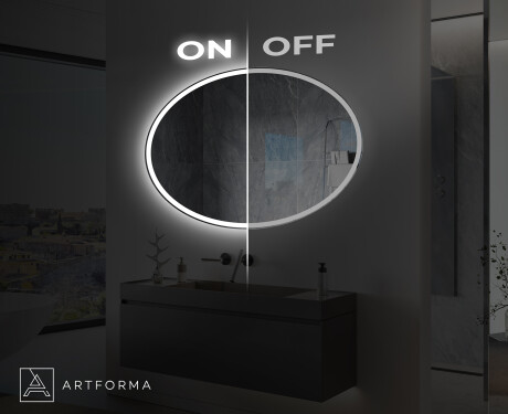 Espejo ovalado baño con luz L227 #3