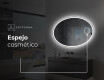 Espejo ovalado baño con luz L227 #5
