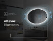 Espejo ovalado baño con luz L227 #6