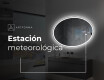 Espejo ovalado baño con luz L227 #7