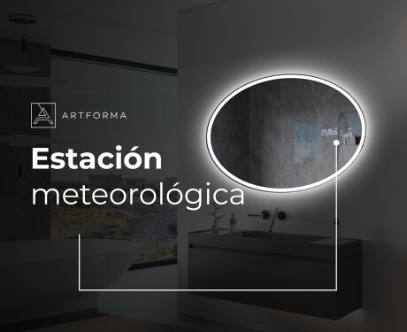 Espejo ovalado baño con luz L227 #7