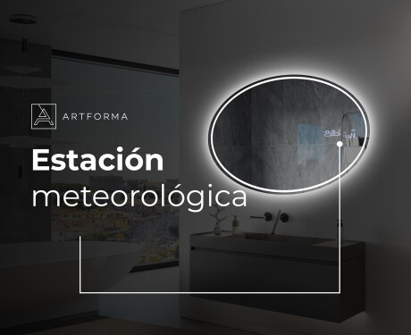 Espejo ovalado baño con luz L228 #7