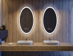 Espejo ovalado baño con luz L74 - Vertical #3