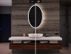 Espejo ovalado baño con luz L74 - Vertical #5